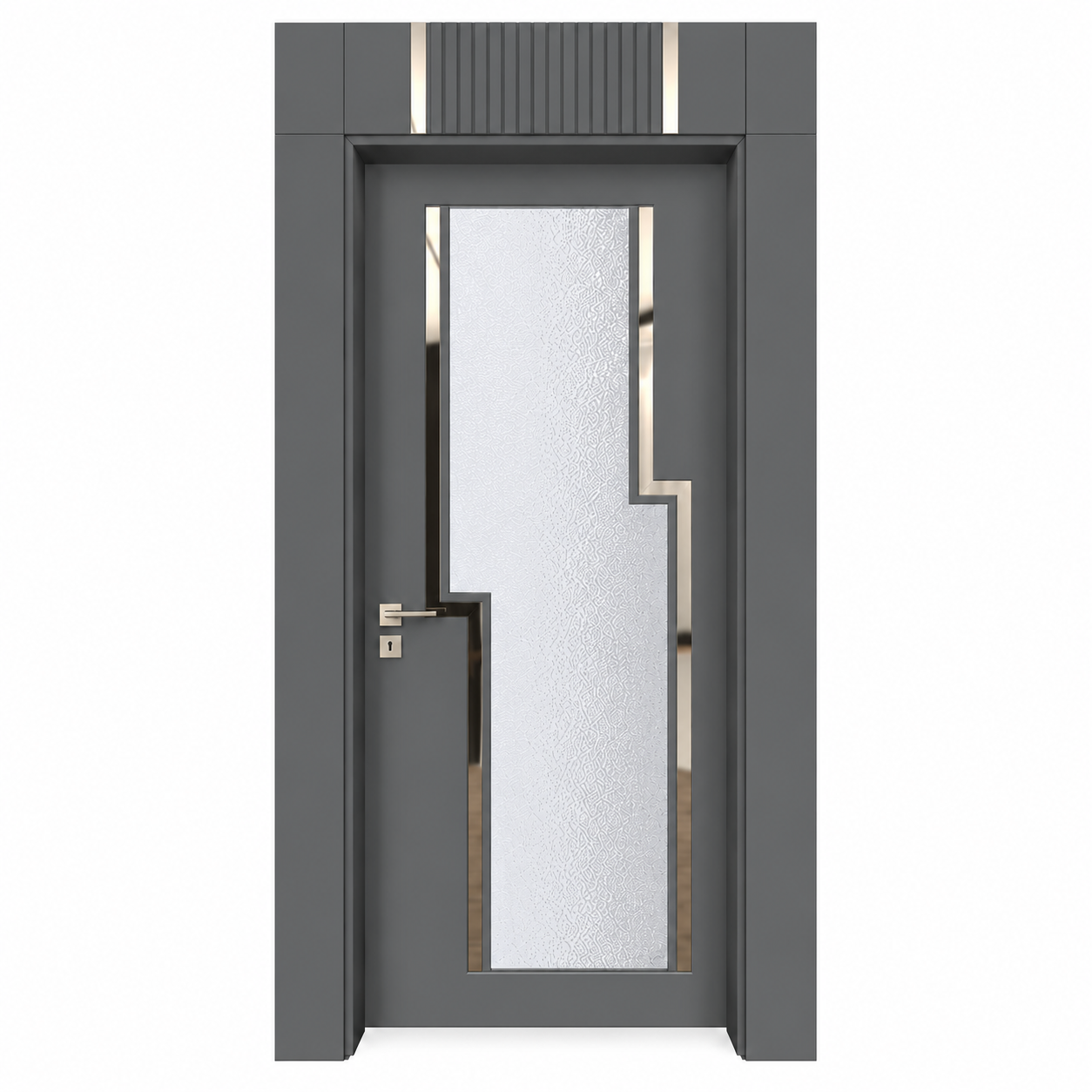 BY-6002V  Porte intérieure Laqué Vitrée